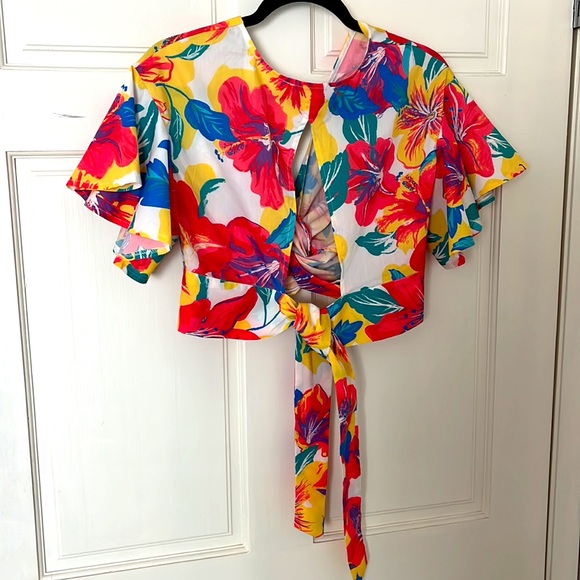 Fun Flower crop top - Picture 2 of 2
